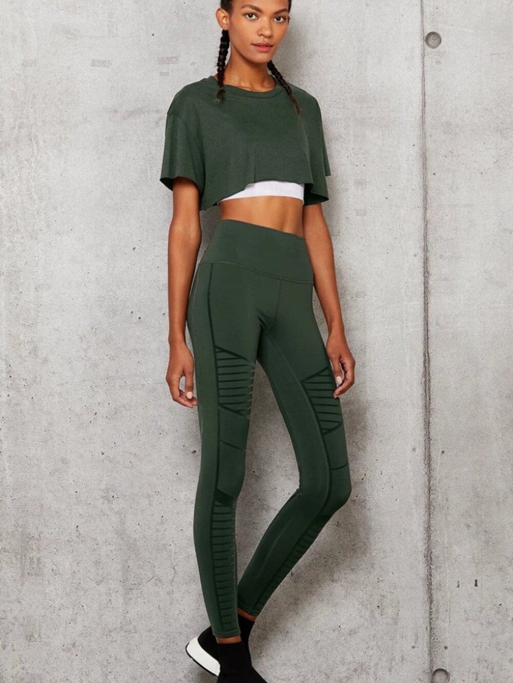 Alo Moto Legging - Army Green